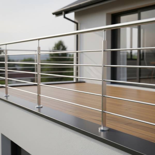 Demandez un devis gratuit pour la fabrication sur mesure de garde-corps en acier pour terrasse à Brignais