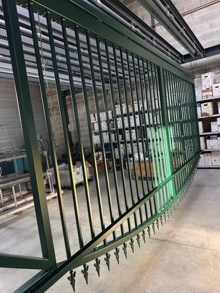 Thermolaquage d'un portail près de Lyon dans le Rhône