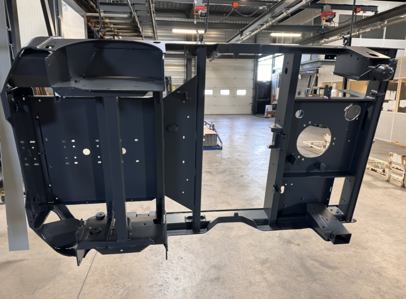 Thermolaquage d'une machine d’emballage en RAL Tungsten pour un entreprise près de Mornant 69440